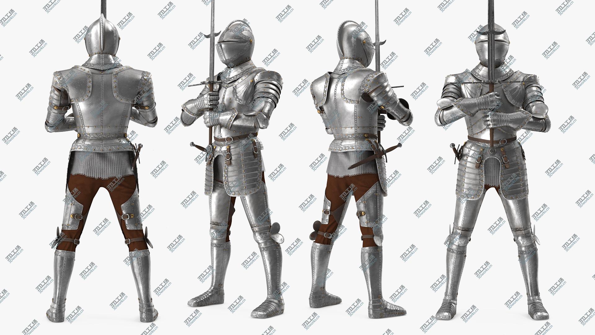 images/goods_img/20210313/Medieval Knight Plate Armor holding Zweihander 3D/3.jpg